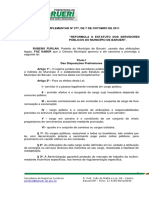 Estatuto Dos Servidores Municipais de Barueri Lei 277 2011