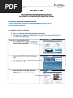 State Bank of India Onlinesbi Internet Banking Self-Registration