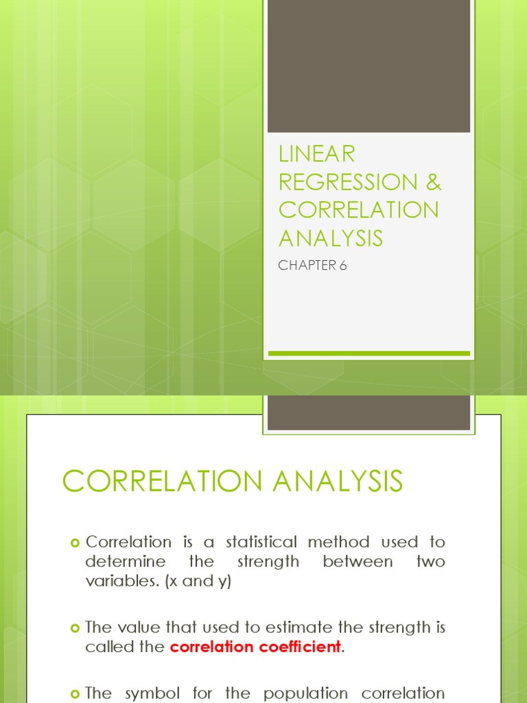 Correlation and Regression Analysis Guide | PDF | Correlation And ...