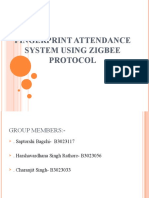 Fingerprint Att Sys Using Zigbee 2