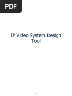 IP Video System Design Tool