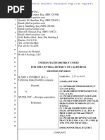 R and A Synergy v. Spanx - Complaint