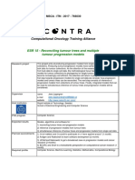 Computational Oncology Training Alliance: ESR 15 - Reconciling Tumour Trees and Multiple Tumour Progression Models