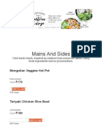 Mains and Sides: Mongolian Veggies Hot Pot