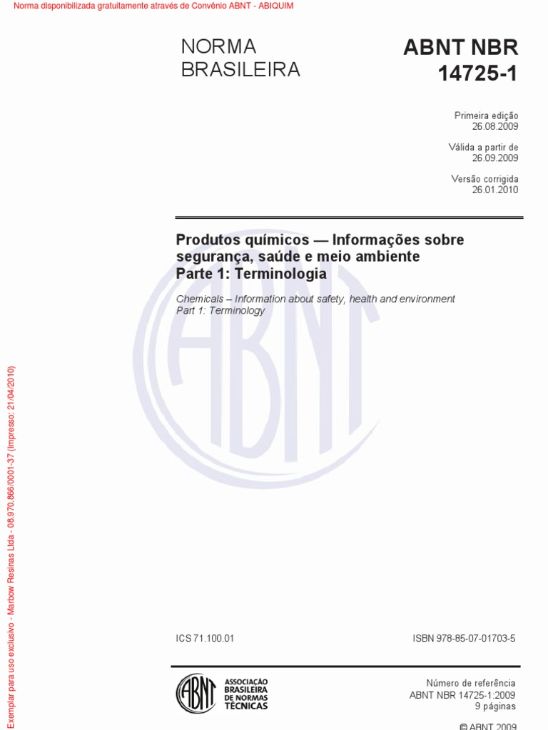 abnt 14725-3