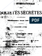 Revue Internationale Des Societes Secretes v1 n1 1912 Jan