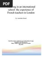 Download Final DIssertation Teaching in an international school the experience of French teachers in London by amandine_briand SN36856398 doc pdf