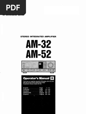 Ampli Hifi Intégré AKAÏ AM 52 - Vintage Japon 75W - Années 80