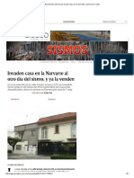 Aprovechan Sismo Para Invadir Casa en La Narvarte y Ponerla en Venta
