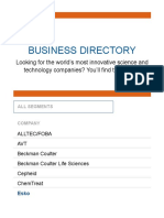 Business Directory _ Danaher