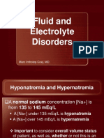 Fluid and Electrolyte Disorders