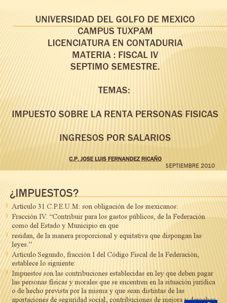 Clase I | PDF | Impuestos | Impuesto sobre la renta