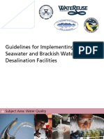 Guidelines For Implementing Seawater and Brackish Water Desalination Facilities