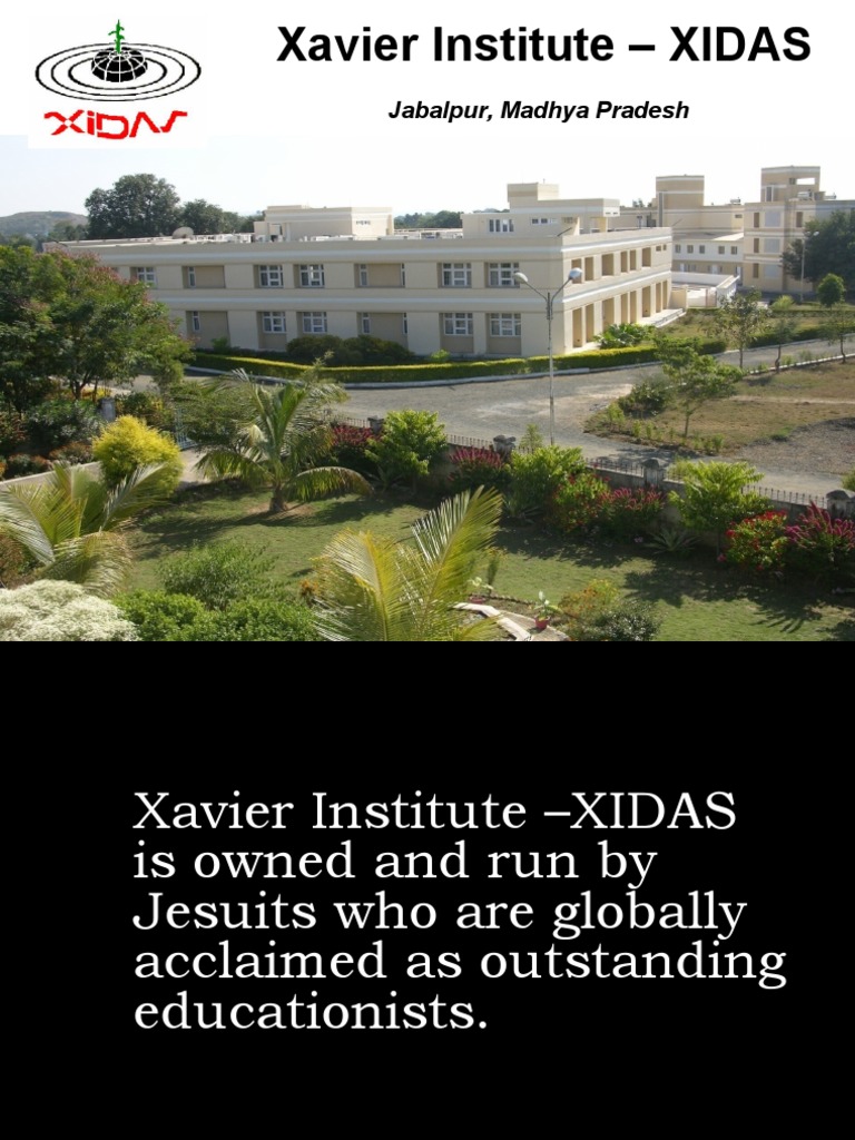 Xavier Institute Jabalpur Overview | PDF | Master Of Business ...