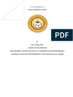 EC 6404 Linear Integrated Circuits