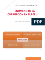 El fenómeno de la corrupción en el Perú