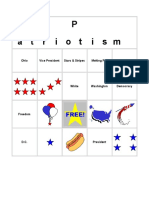 Patriotic Bingo