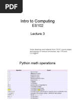 Intro To Computing