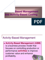 Activity-Based Management and Activity-Based Costing