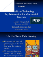 Telemedicine Technology Key Information For A Successful Program