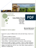 Case Study Presentation By: Rosewood Hotels & Resorts