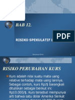 RISIKO KURS DAN TEKNOLOGI