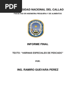 Harinas Especiales de Pescado