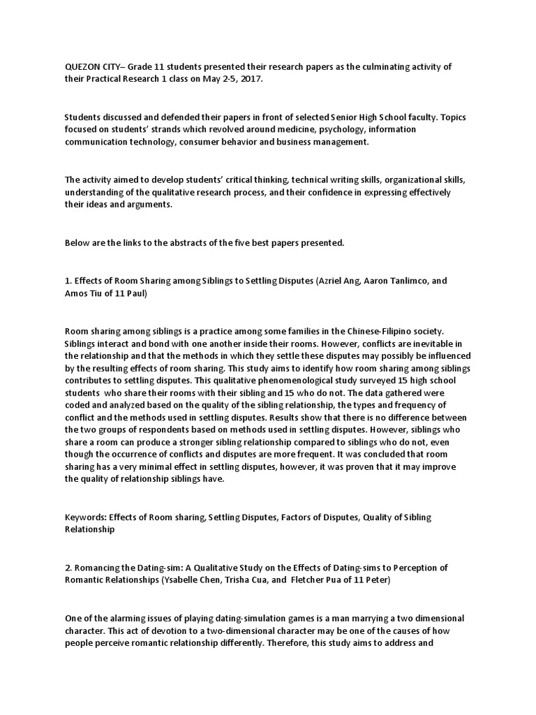 Culminating research topics image