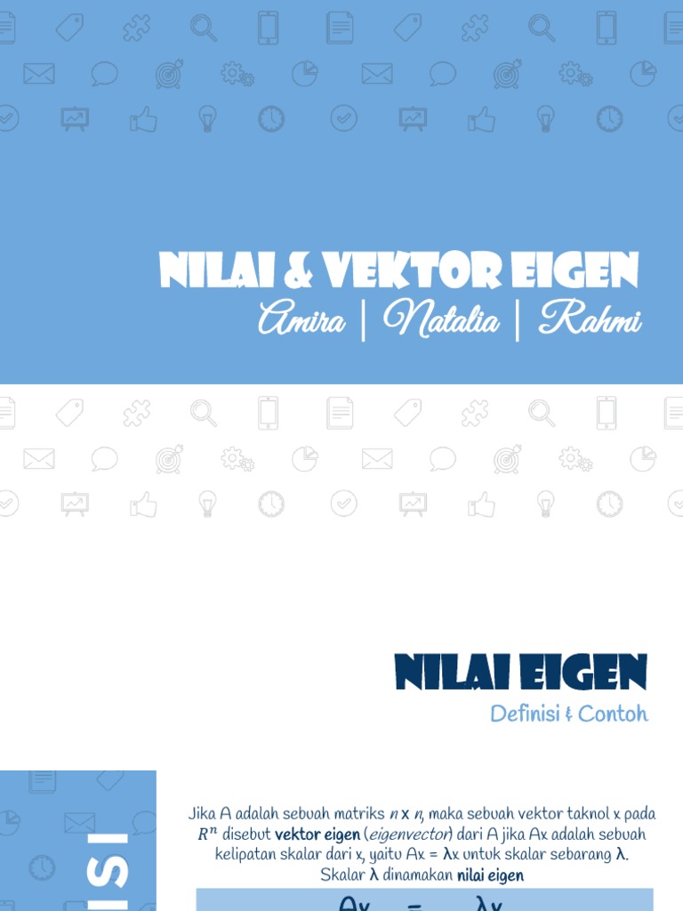 Nilai & Vektor Eigen