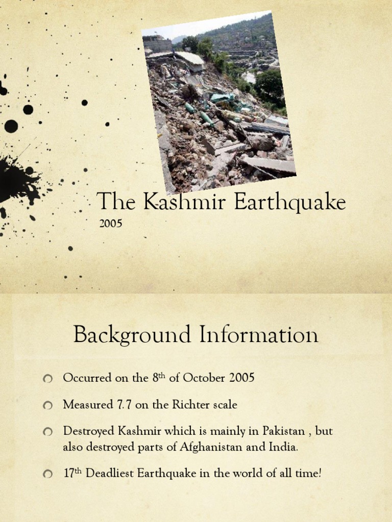 Kashmir intelligence overview