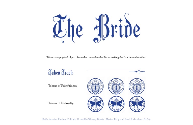 Bluebeards Bride Bride