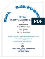 Student Management System Report