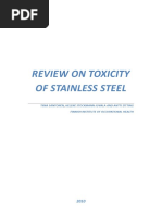 Review On Toxicity of Stainless Steel Finnish Health Institute PDF