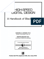 High Speed Digital Design An Introduction To Black Magic by Howard Johnson and Martin PDF