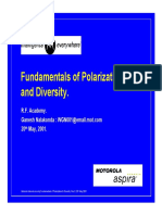 Fundamentals of Polarization and Diversity.: R.F. Academy. 20 May, 2001