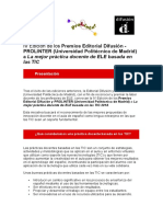 Premios Difusion Prolinter IV