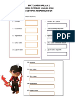 1.1 Matematik Darjah 2 - Nombor Hingga 1000 - Kenali Nombor