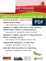 Friends of Armley Park Events 2018