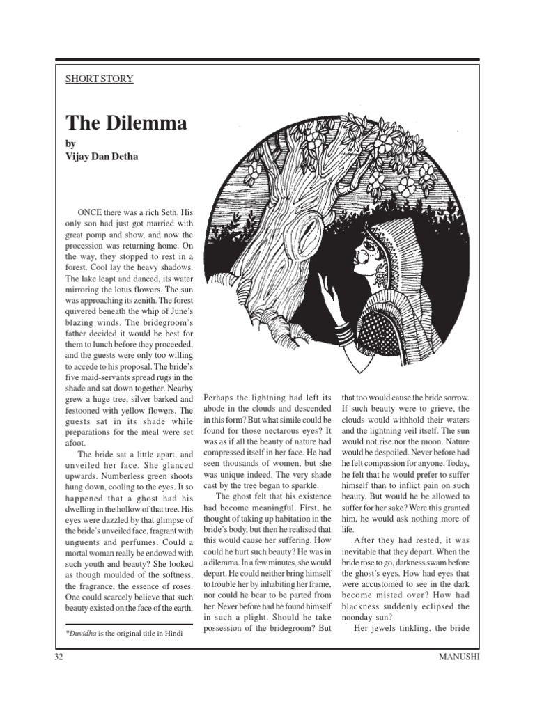 The Dilemma Short StoryVijay Dan Detha Nature