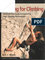 Eric J. Horst Training For Climbing The Definitive Guide To Improving Your Climbing Performance 2002