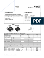 Ao4435 Power Mosfet - Important