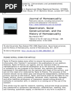 Halwani1998. Essentialism, Social Constructionism and the History of Homosexuality.