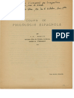 Cours de Philologie Espagnole, Par I. R. Frehut (1950,..., 1960... ¿)