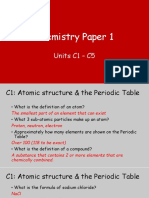 Chemistry Paper 1 Crammer