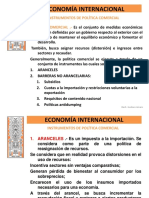 Economia Internacional Instrumentos de Política Comercial