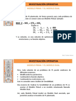 5-2 Investigacion Operativa - Modelo Prima y El Modelo Dual