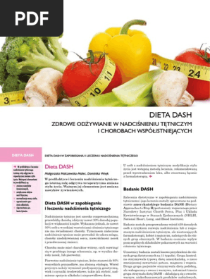 1 Dieta Dash Zdrowe Odzywianie W Nadcisnieniu Tetniczym Pdf