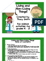 Living and Non-Living Things!: Created By: Tracy Smith Fun Science Activities For Grades K 2!