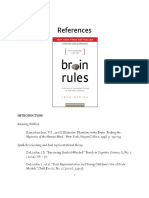 References Brain Rules John Medina PDF