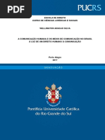 Direito Humano e Comunicação -  Trabalho de Conclusão de Curso